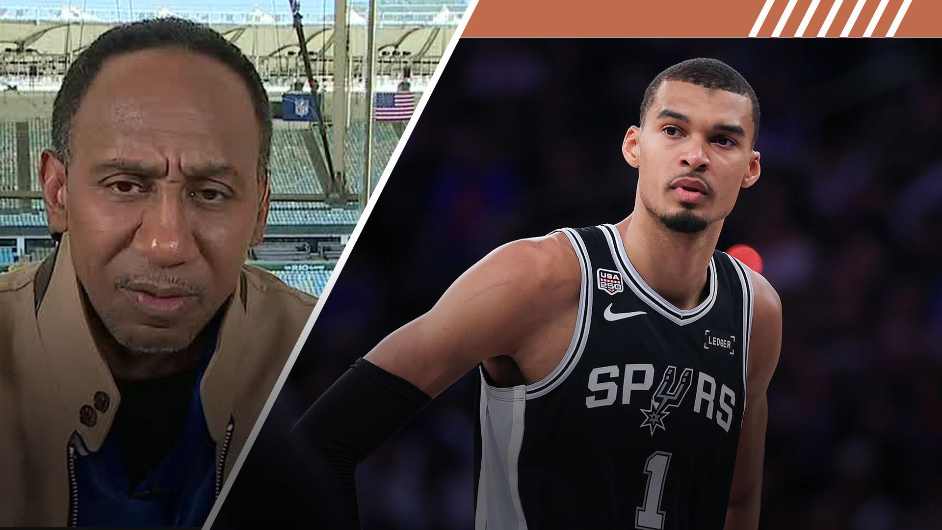 Why Stephen A. has Wemby as a top-3 player in NBA