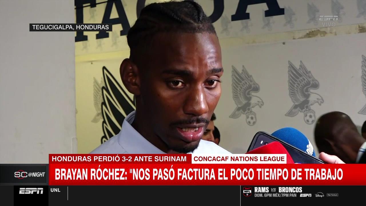 Bryan Róchez: "Ellos aprovecharon los errores y las desatenciones que nosotros tuvimos, por eso perdimos el partido"