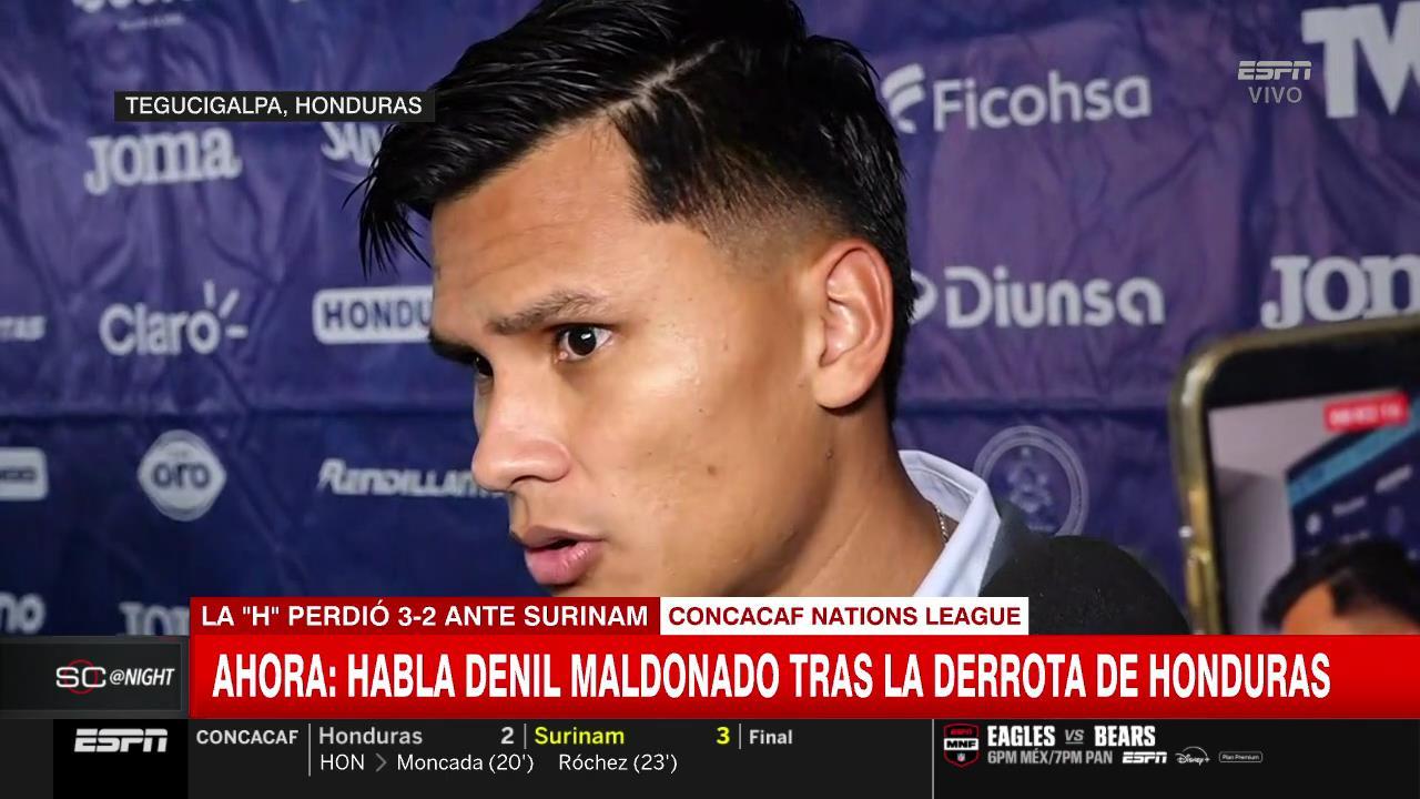 Denil Maldonado: "Estamos dolidos; tuvimos las ocasiones para poder estar arriba en el marcador"