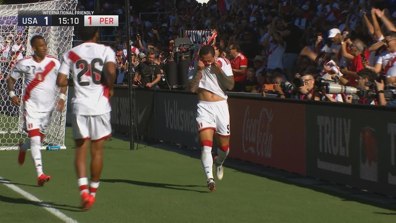 ¡Lapadula puso el empate para Perú!