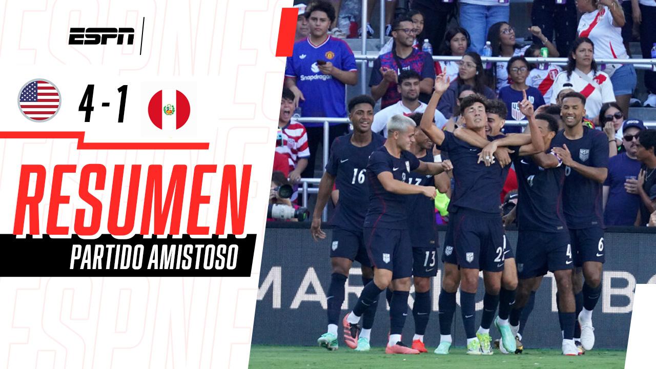 Resumen | Estados Unidos 4-1 Perú | Amistoso Internacional 2026