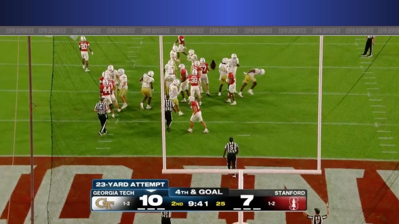 Aidan Birr convierte un gol de campo de 23 yardas.