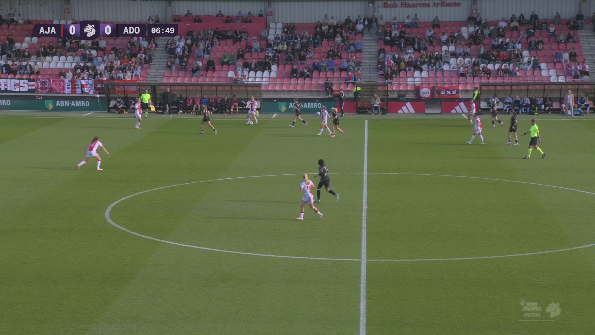 Amsterdammers hebben geen kind aan ADO | Samenvatting Ajax Vrouwen - ADO Den Haag Vrouwen