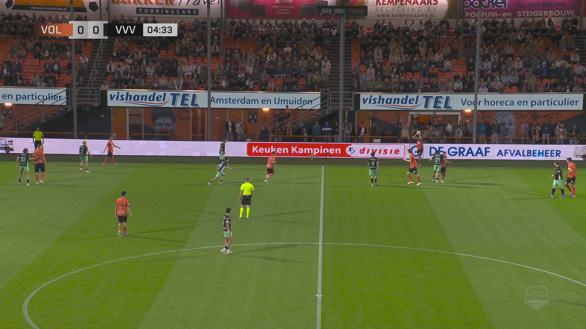 Geweldig afstandsschot zorgt voor spanning | Samenvatting FC Volendam - VVV Venlo