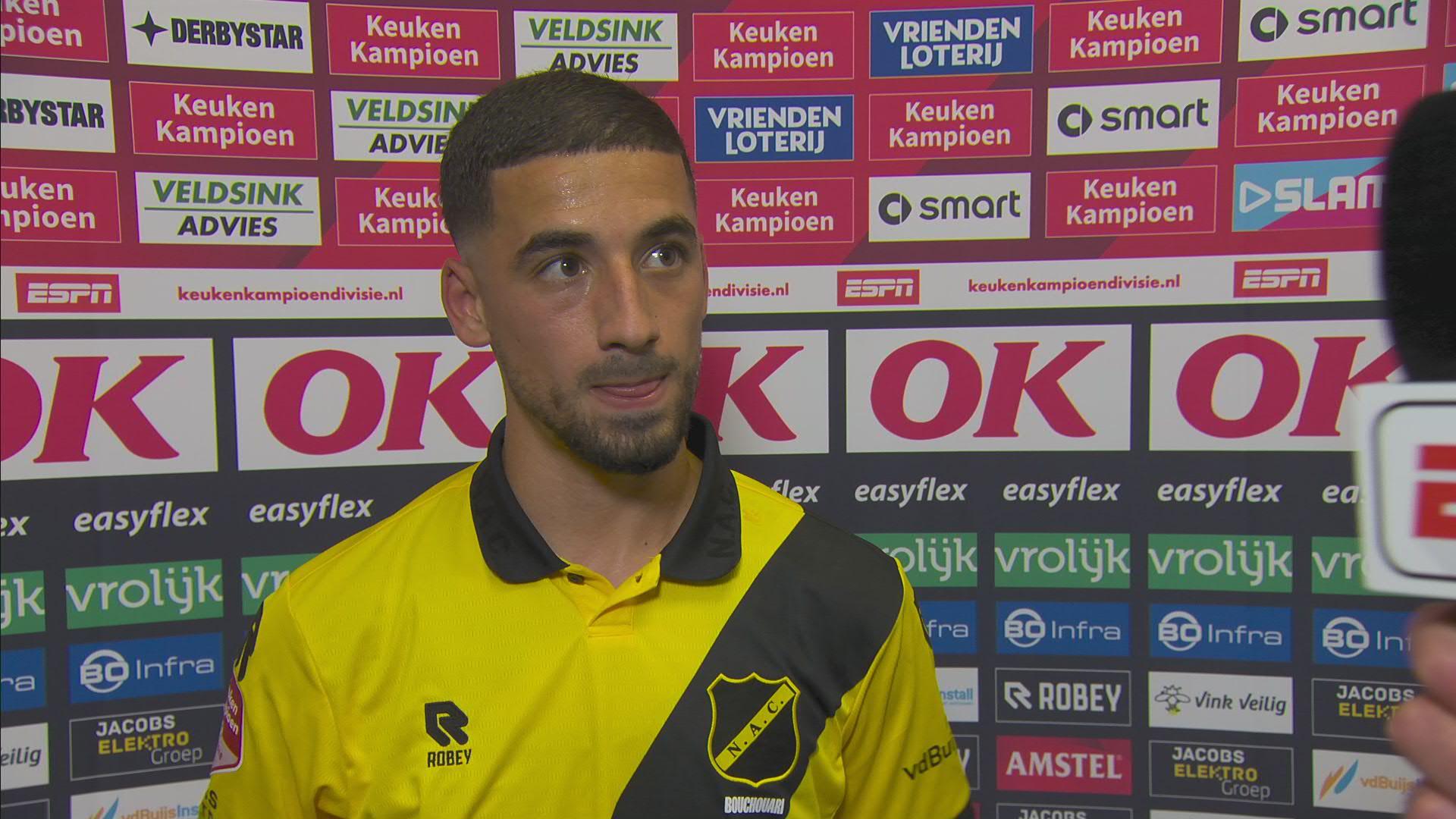 Bouchouari over zijn doelpunt: "Ben blij dat ik het goed heb kunnen maken"