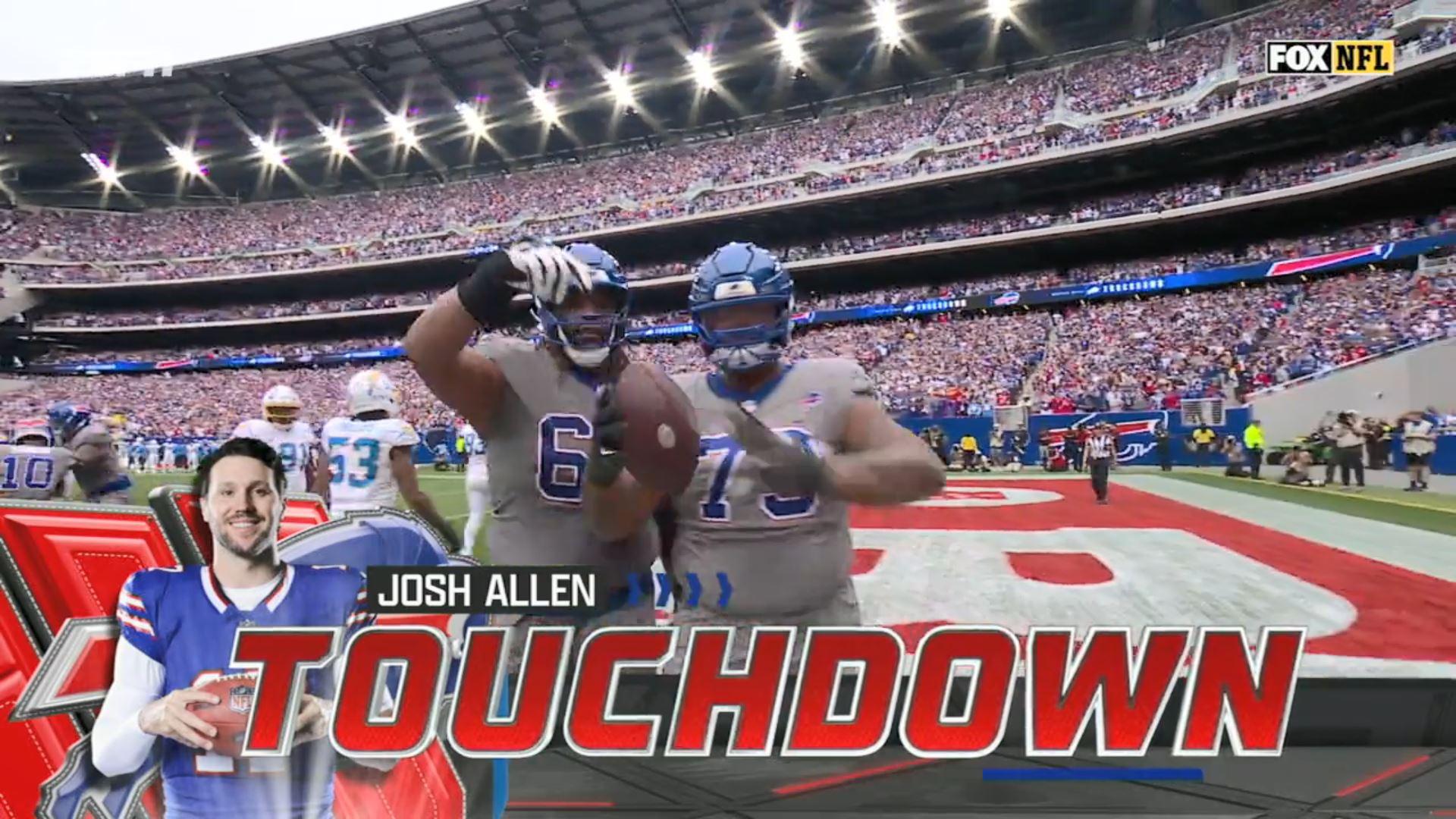 Touchdown Bills! Josh Allen cruza a endzone pela segunda vez, vira o jogo e sela a vitória!