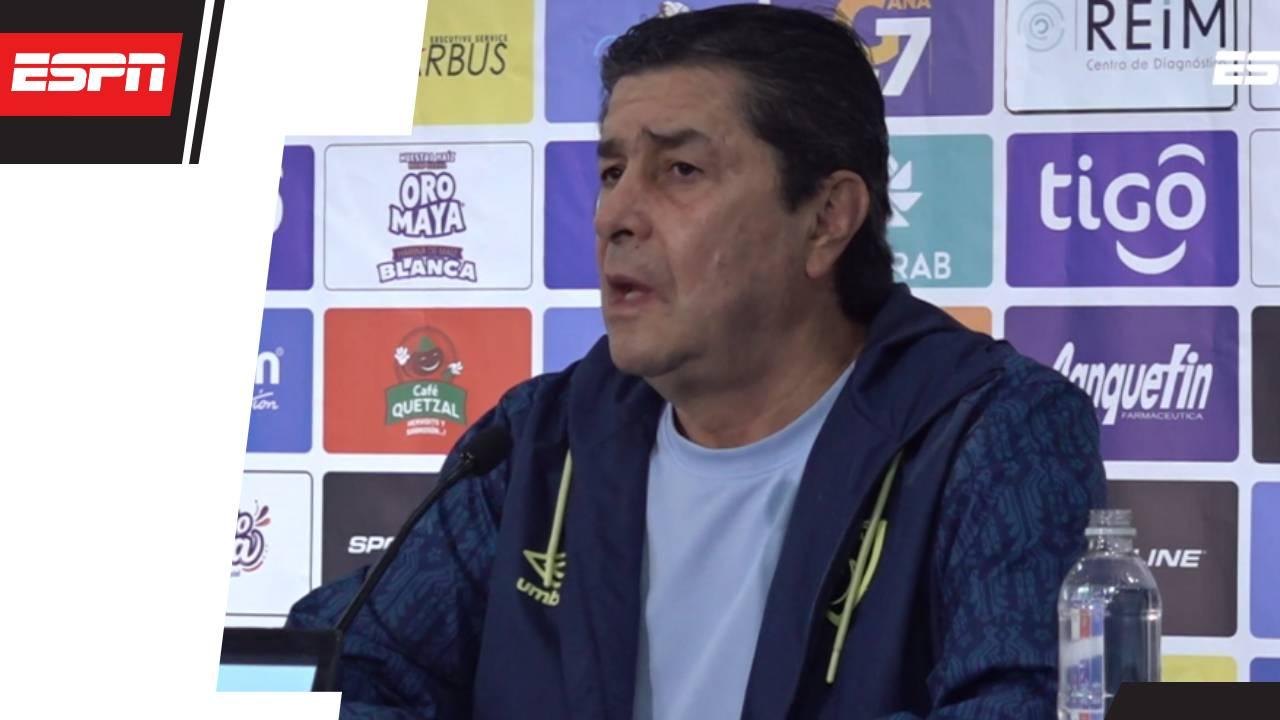 Luis Fernando Tena: "Nadie es indispensable, en Guatemala siempre hay jugadores".