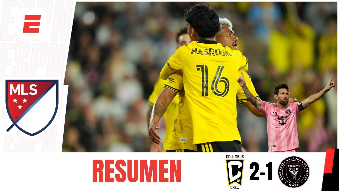 Inter Miami sufre derrota ante Columbus Crew pese al golazo de Messi
