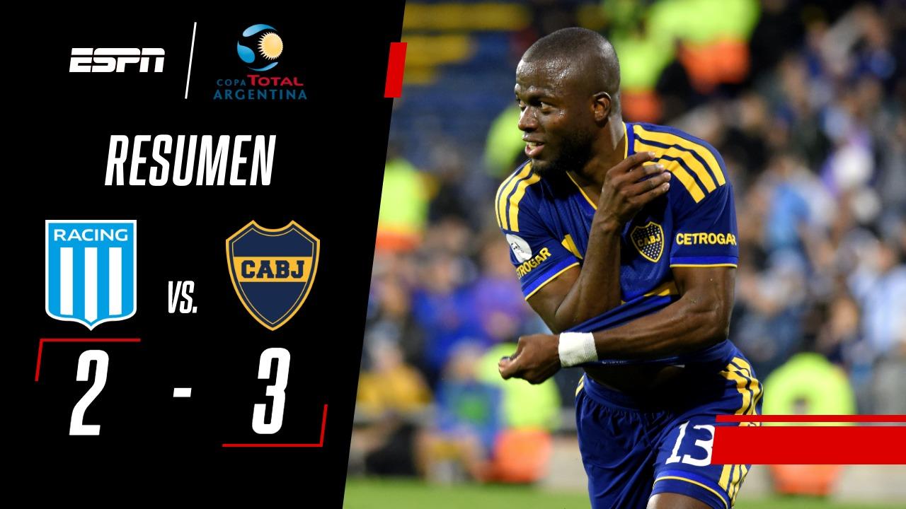¡Remontada épica de Boca y triunfazo ante Racing para seguir en la Copa Argentina!