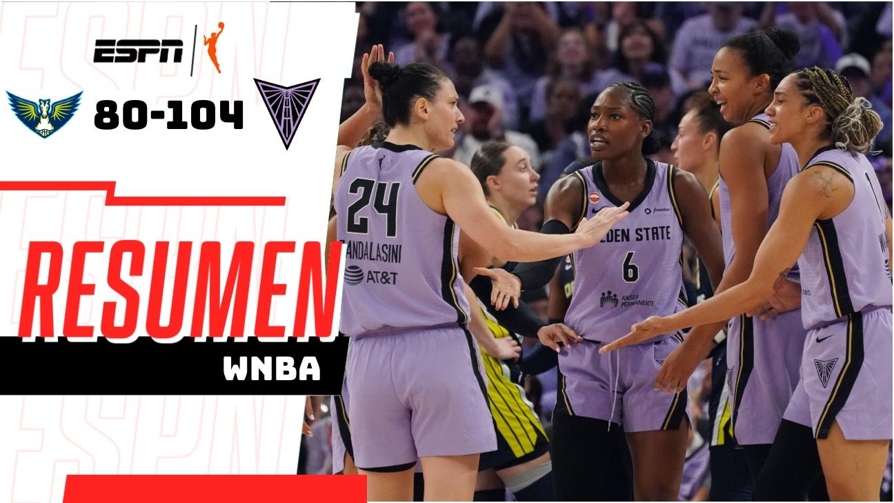 Valkyries arrancan los playoffs con autoridad y aplastan 104-80 a Wings