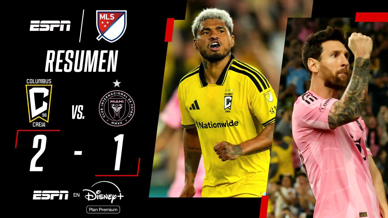 Messi hizo un señor gol de tiro libre, pero Inter Miami cayó sobre el final