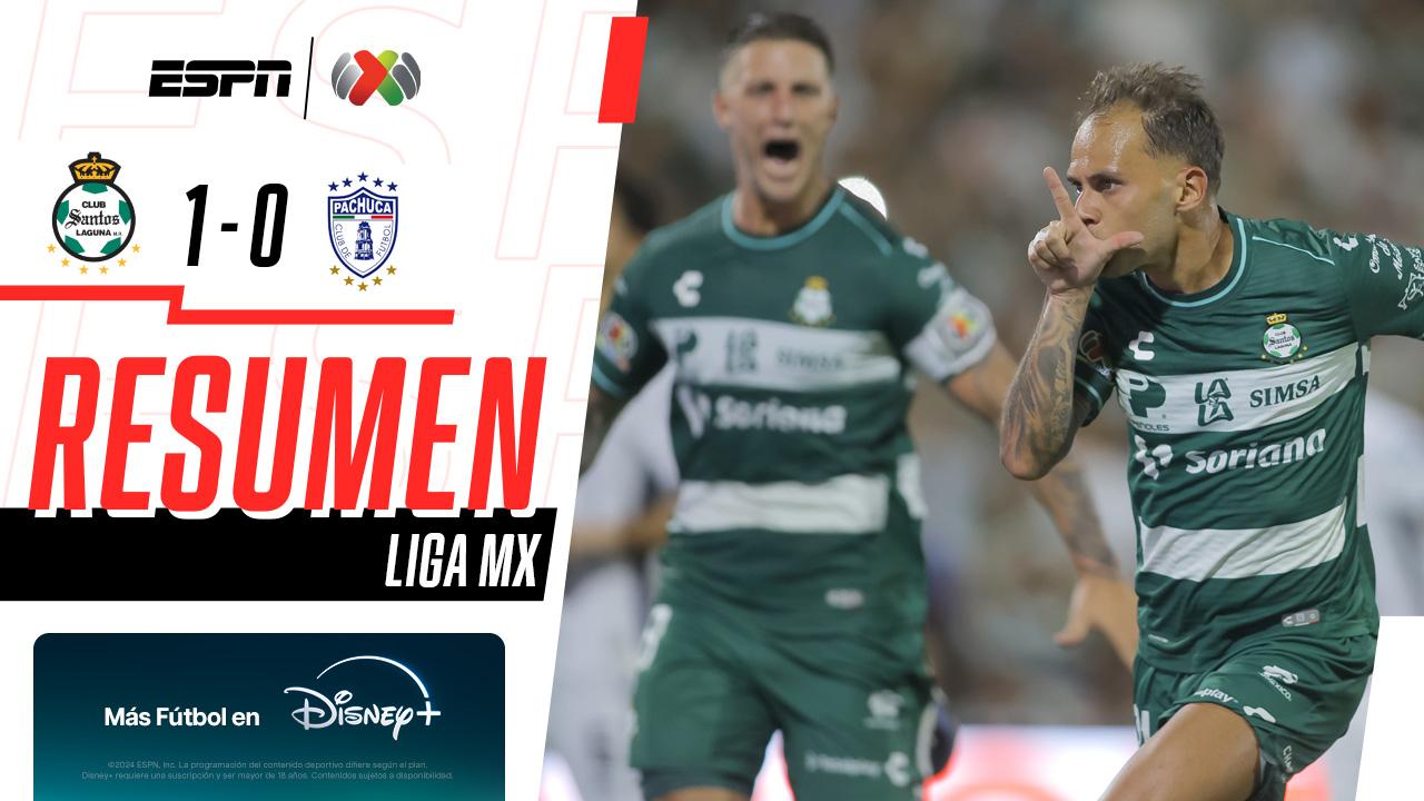 Santos derrota 1-0 a Pachuca y suma tres puntos en el Estadio Corona