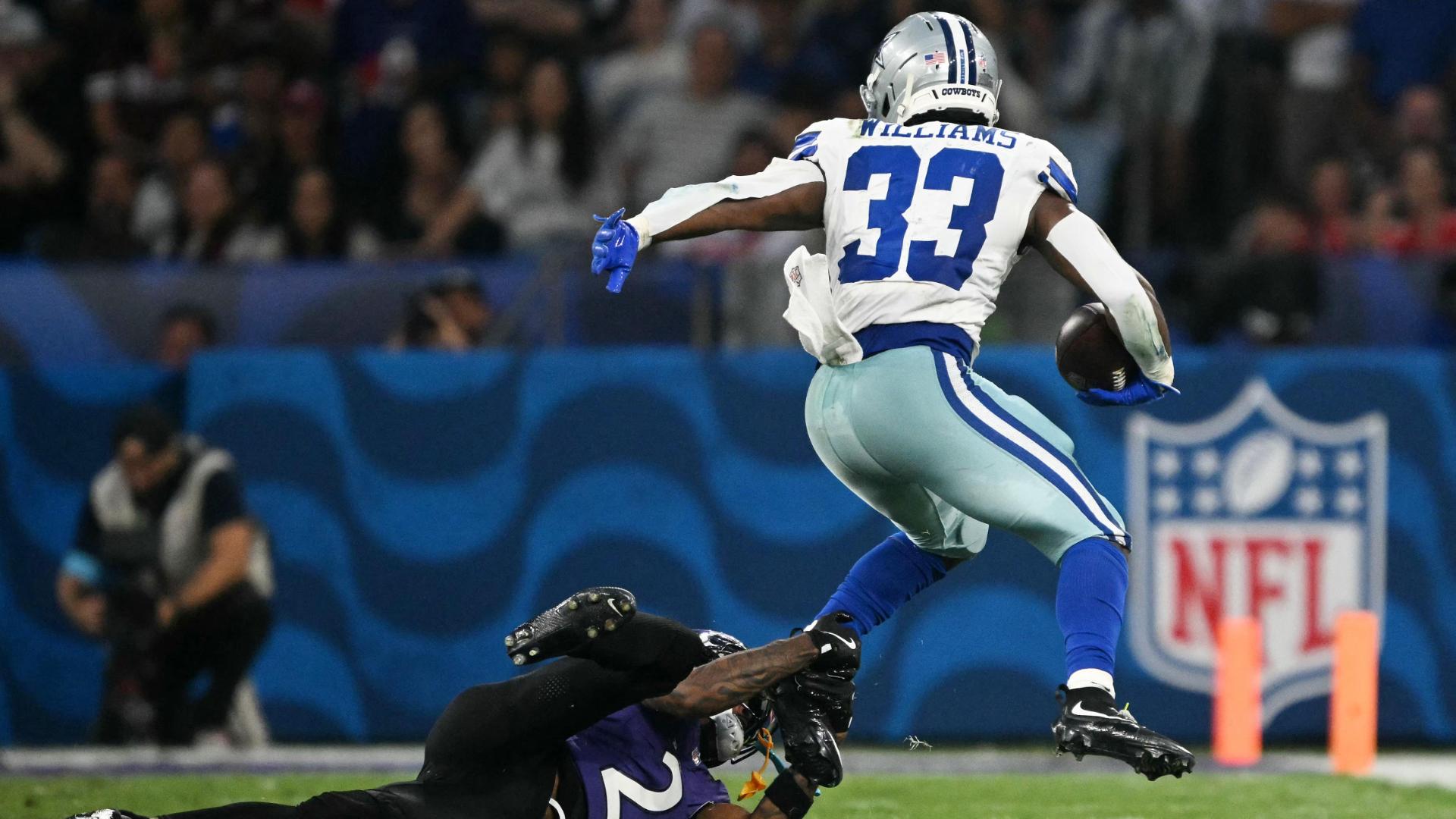 Touchdown Cowboys! O primeiro TD do Maracanã é de Dallas; VEJA