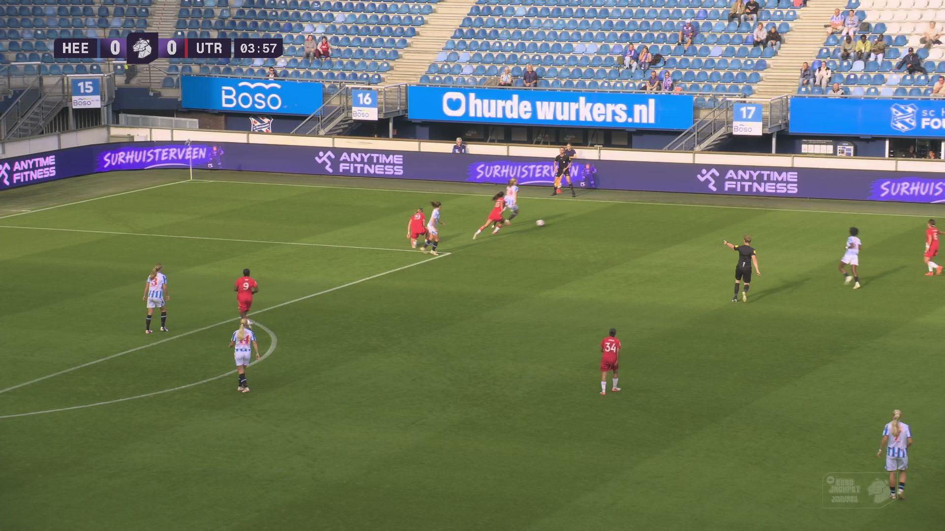 sc Heerenveen legt basis voor zege in de eerste helft | Samenvatting sc Heerenveen Vrouwen - FC Utrecht Vrouwen