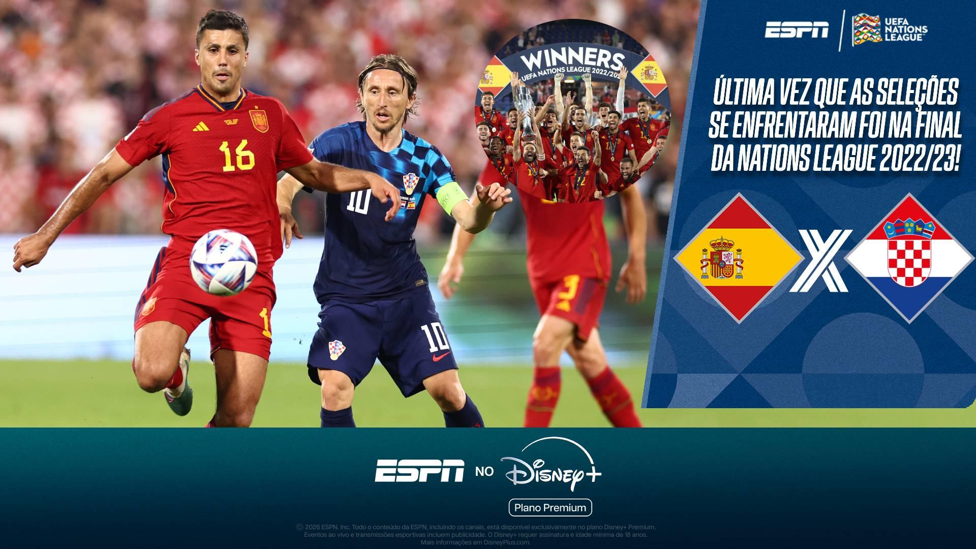 Espanha e Croácia fizeram a final da Nations League 2023, e espanhóis levaram o título nos pênaltis; RELEMBRE