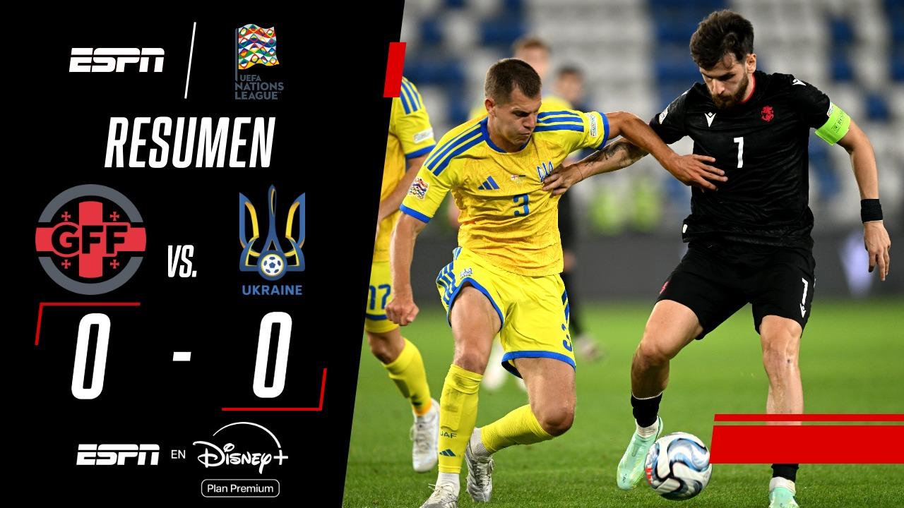 Georgia y Ucrania no pudieron abrir el marcador: fue empate 0 a 0
