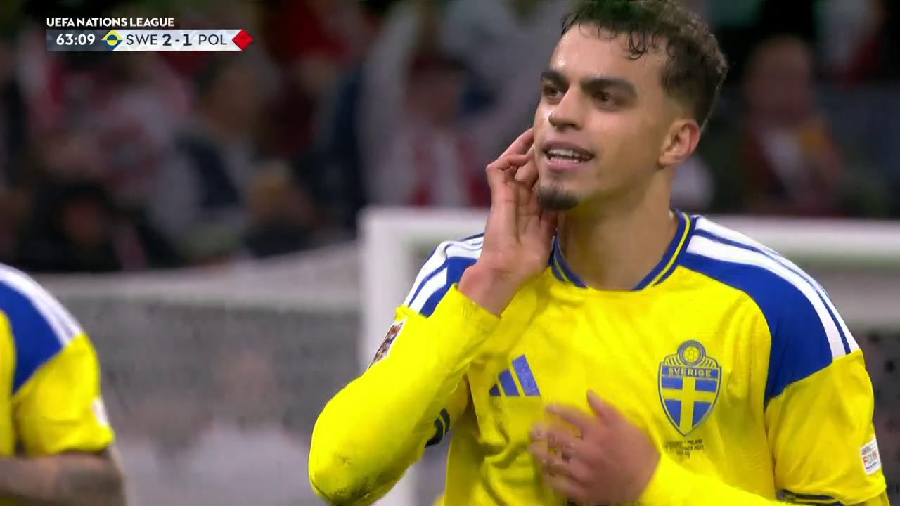 ¡Golazo de Ayari para el 2-1 de Suecia!