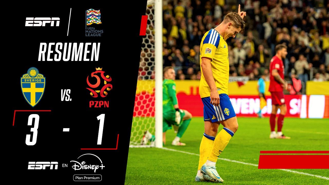 ¡Suecia logró la segunda victoria en la UEFA Nations League!