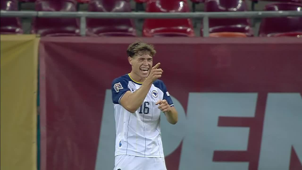 ¡Golazo de Bosnia para golear a Rumania!