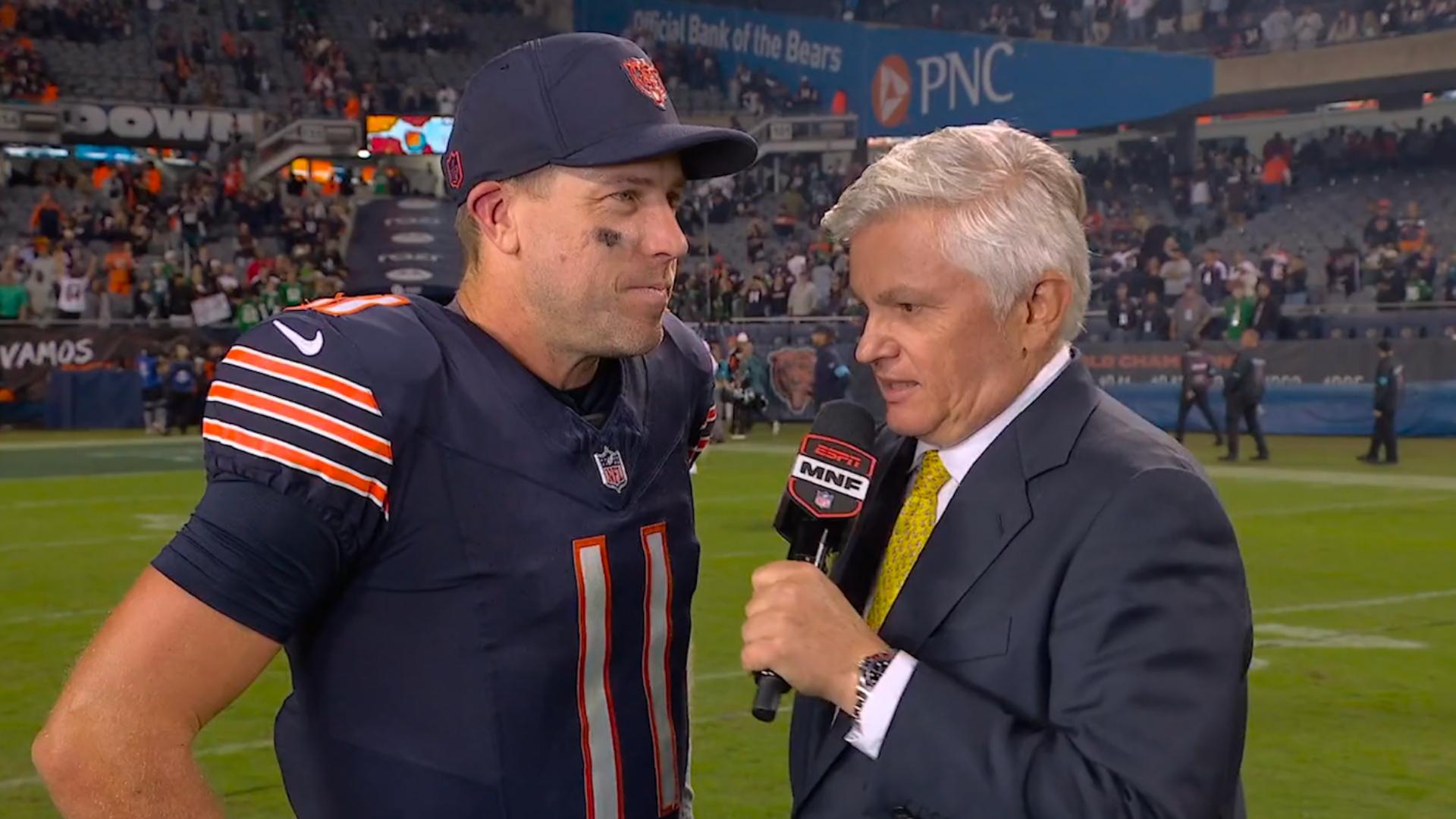 Case Keenum, feliz de dar una buena lección a sus hijos