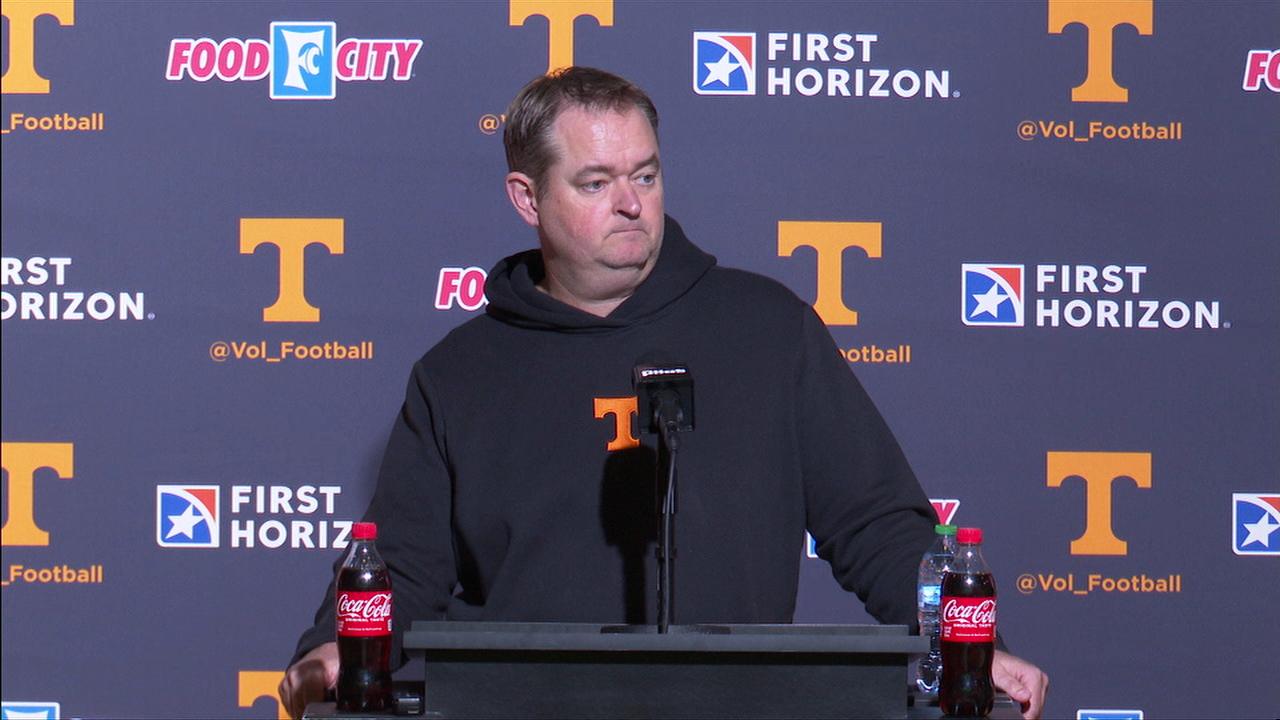Heupel explains what familiarity with Golesh means for No. 17 Vols