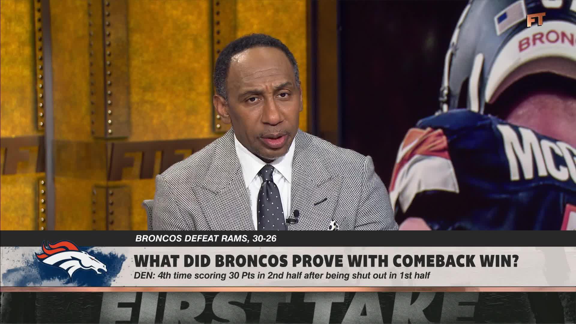 Stephen A. has a strong message for Puka Nacua after missing Broncos game