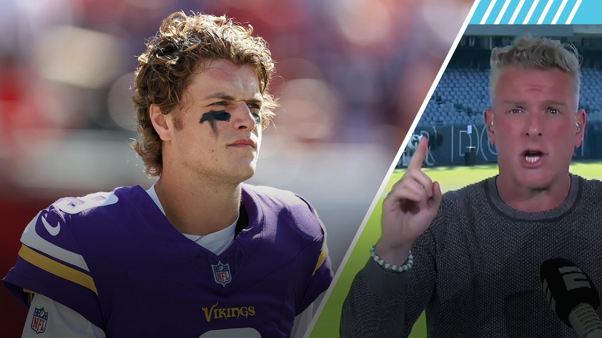 Pat McAfee weighs in on J.J. McCarthy being traded to Giants