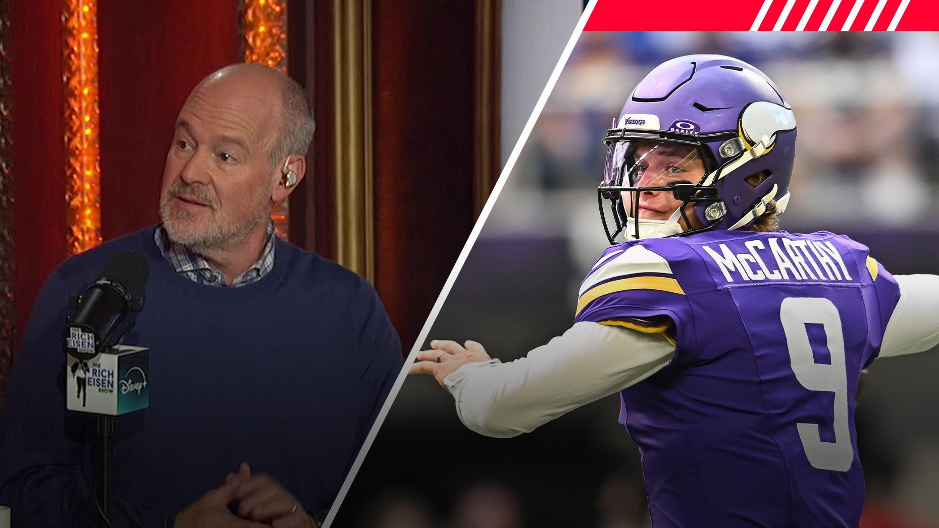 Rich Eisen reflects on JJ McCarthy's Vikings tenure after trade to Giants