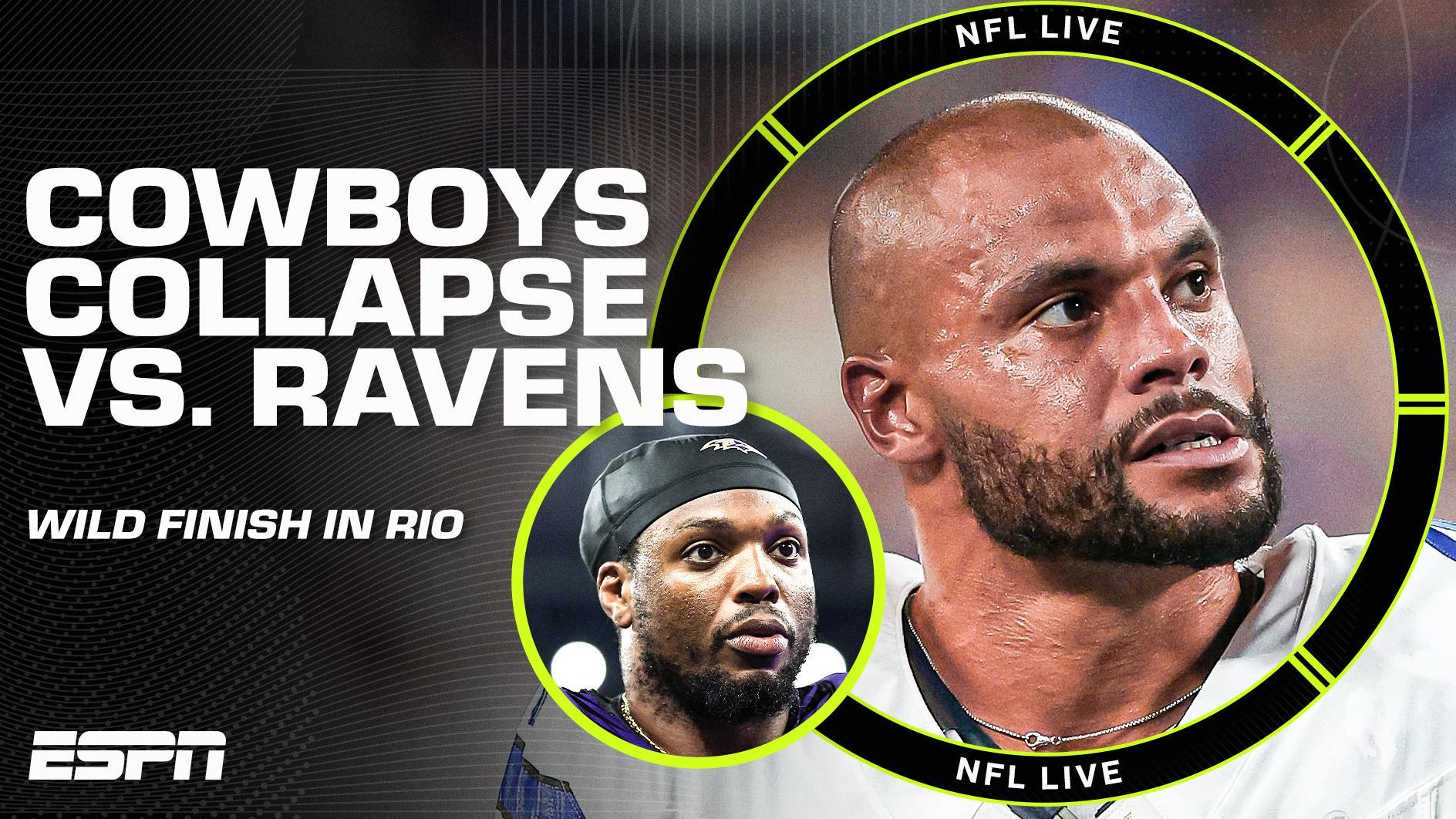 ‘IT MAKES ZERO SENSE’ Mina Kimes on Cowboys’ poor game management in loss to Ravens