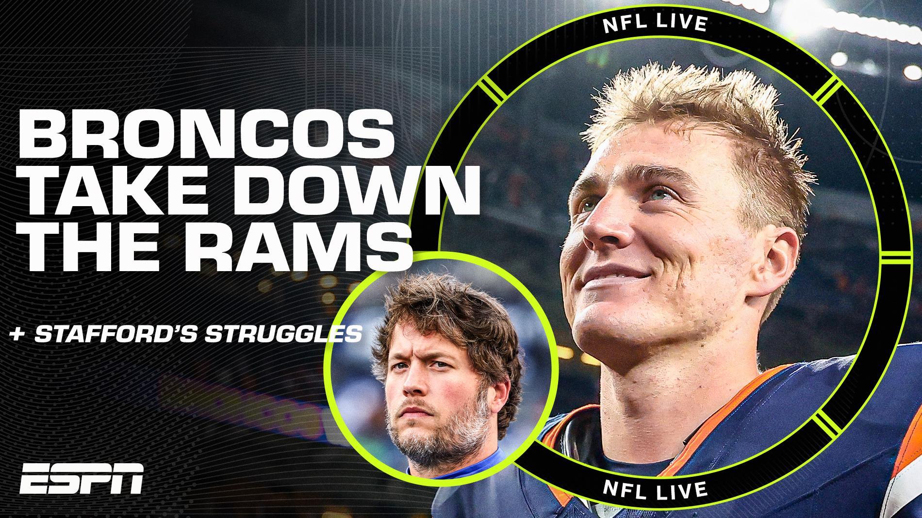 Concerns for the Rams after 1-2 start? Broncos get huge win on SNF