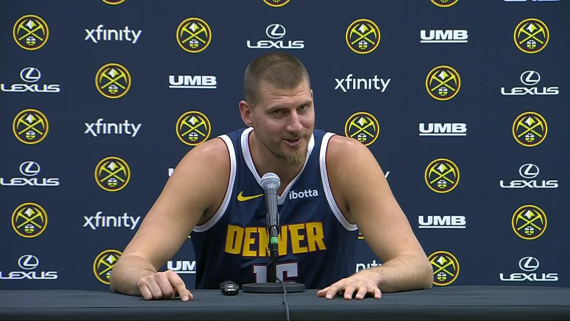 Nikola Jokic hilariously thanks reporter for calling him 'jacked'