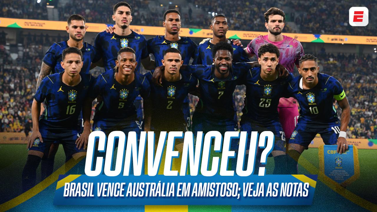 De Ancelotti a Endrick: VEJA as notas da Seleção Brasileira em amistoso contra a Austrália