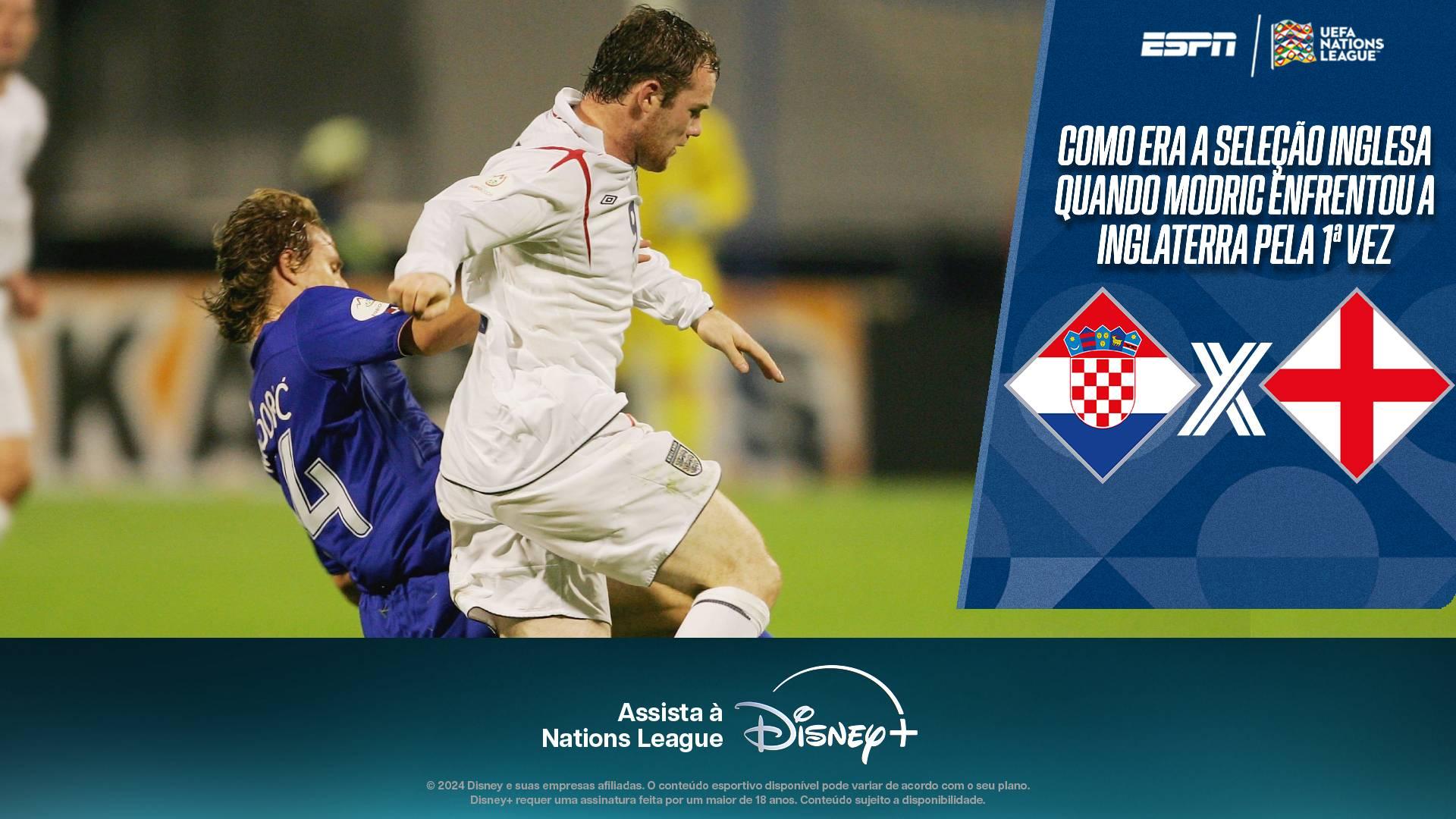 Croácia x Inglaterra: como era a seleção inglesa quando Modric a enfrentou pela 1ª vez na carreira