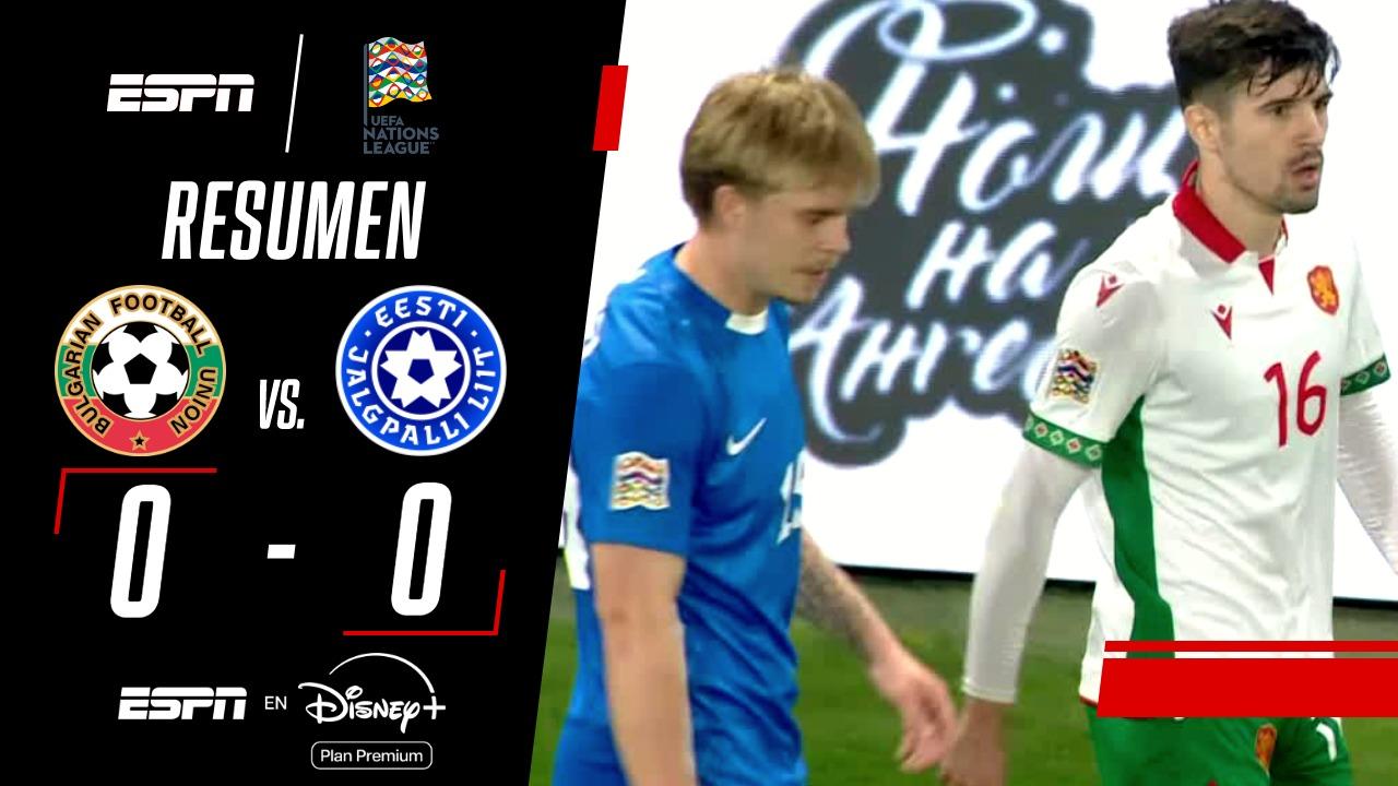 Empate sin goles entre Bulgaria y Estonia