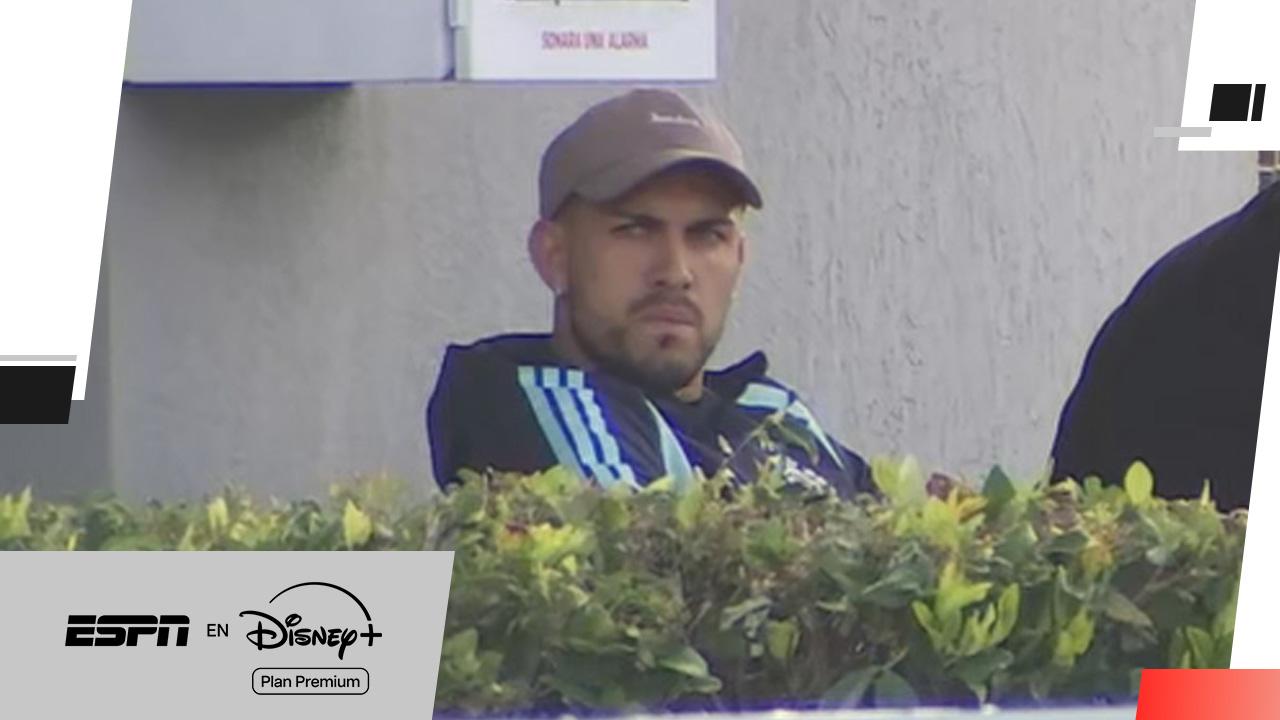 Leandro Paredes, presente en el entrenamiento de la Selección Argentina