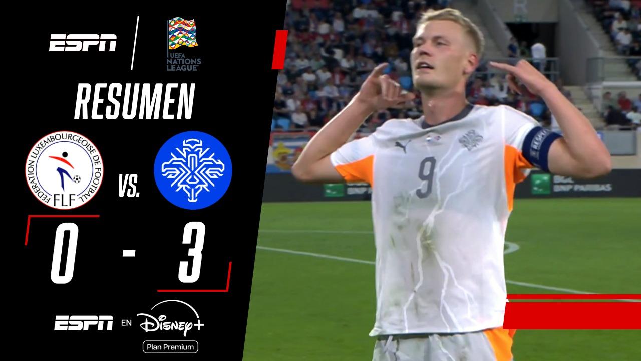 Islandia goleó a domicilio a Luxemburgo