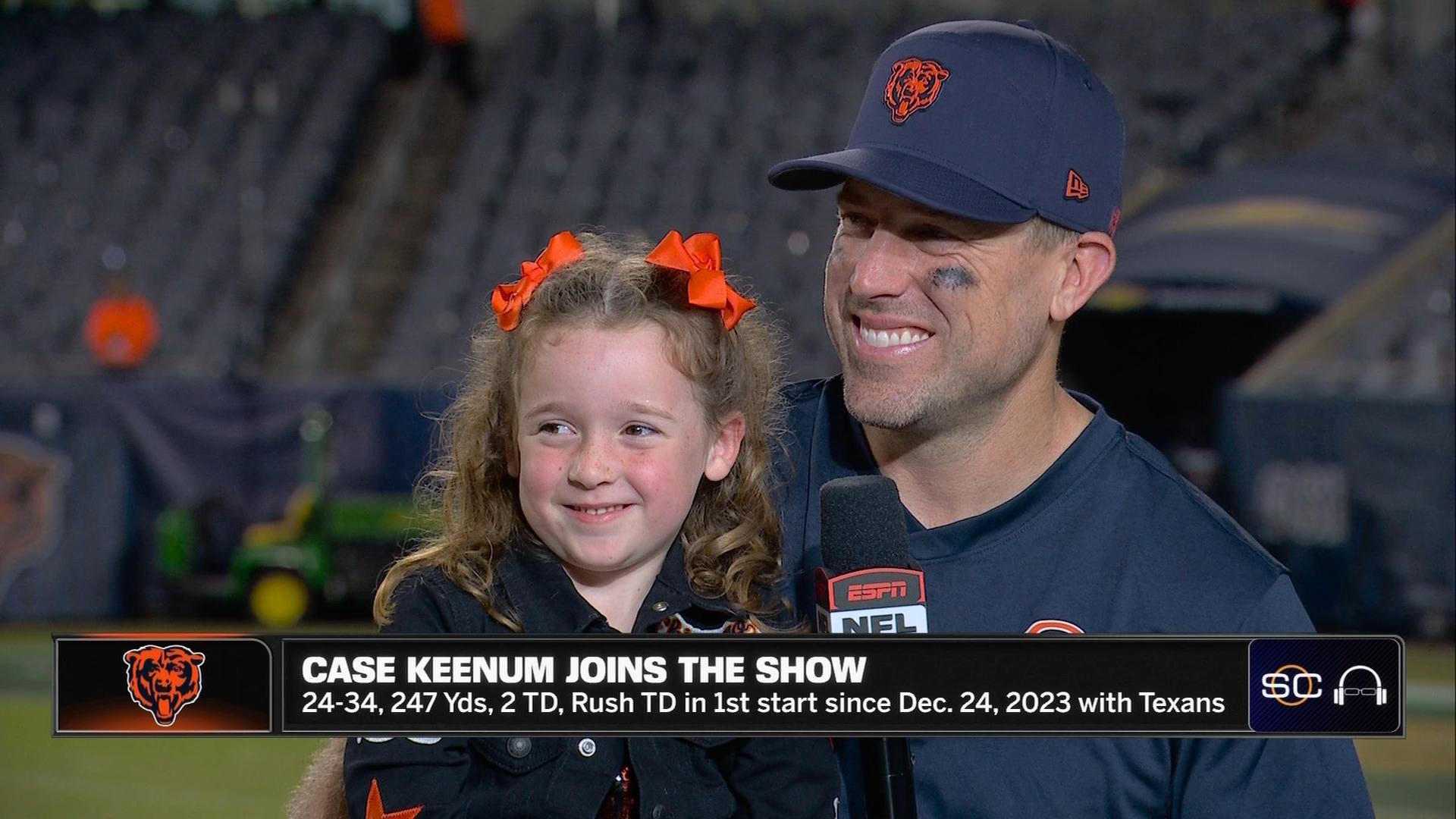 Case Keenum and daughter steal show in interview with SVP