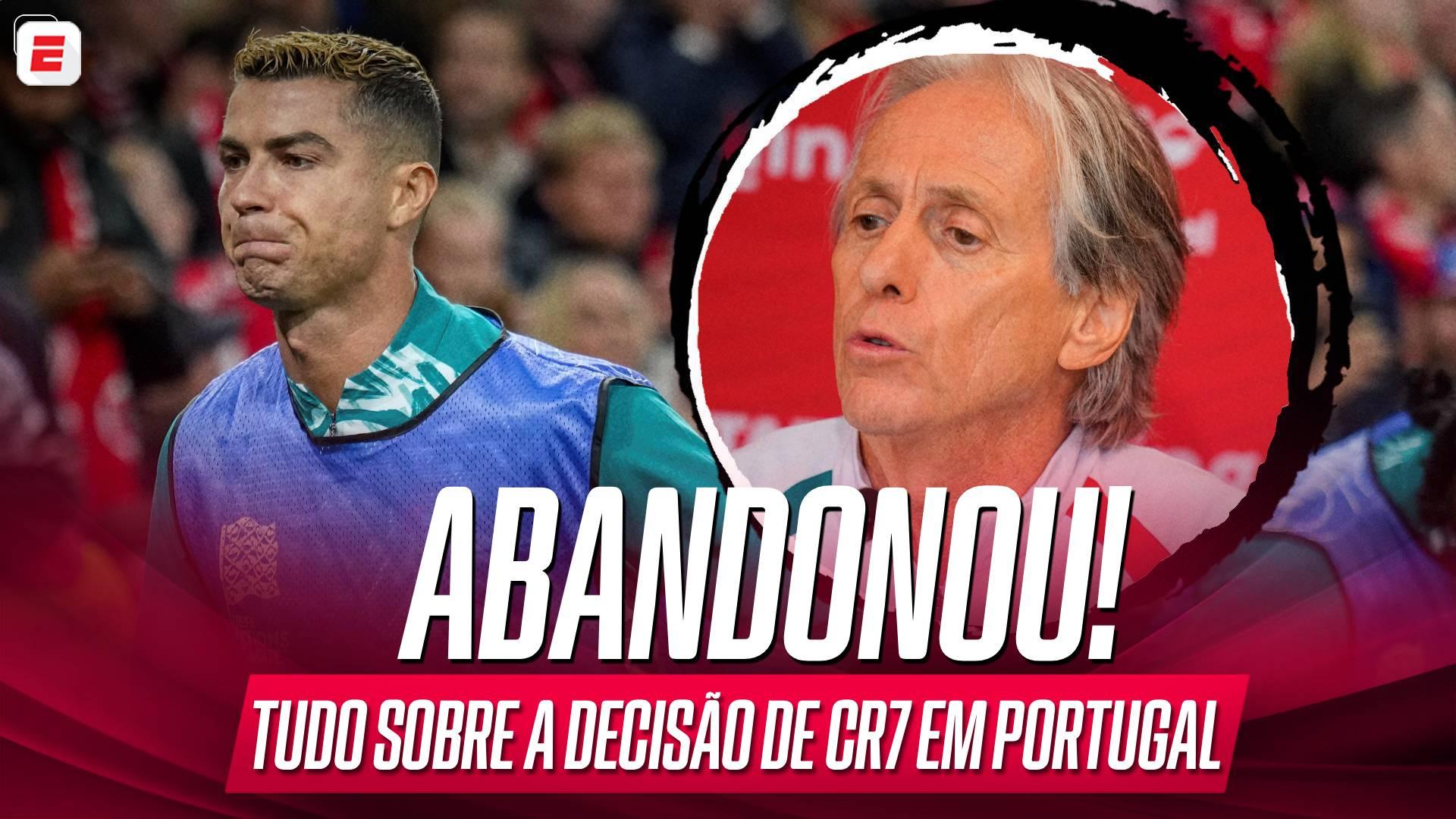 'É gigante, mas é mimado': Bruno Andrade detalha e avalia abandono de Cristiano Ronaldo da seleção portuguesa em polêmica com Jorge Jesus; VEJA