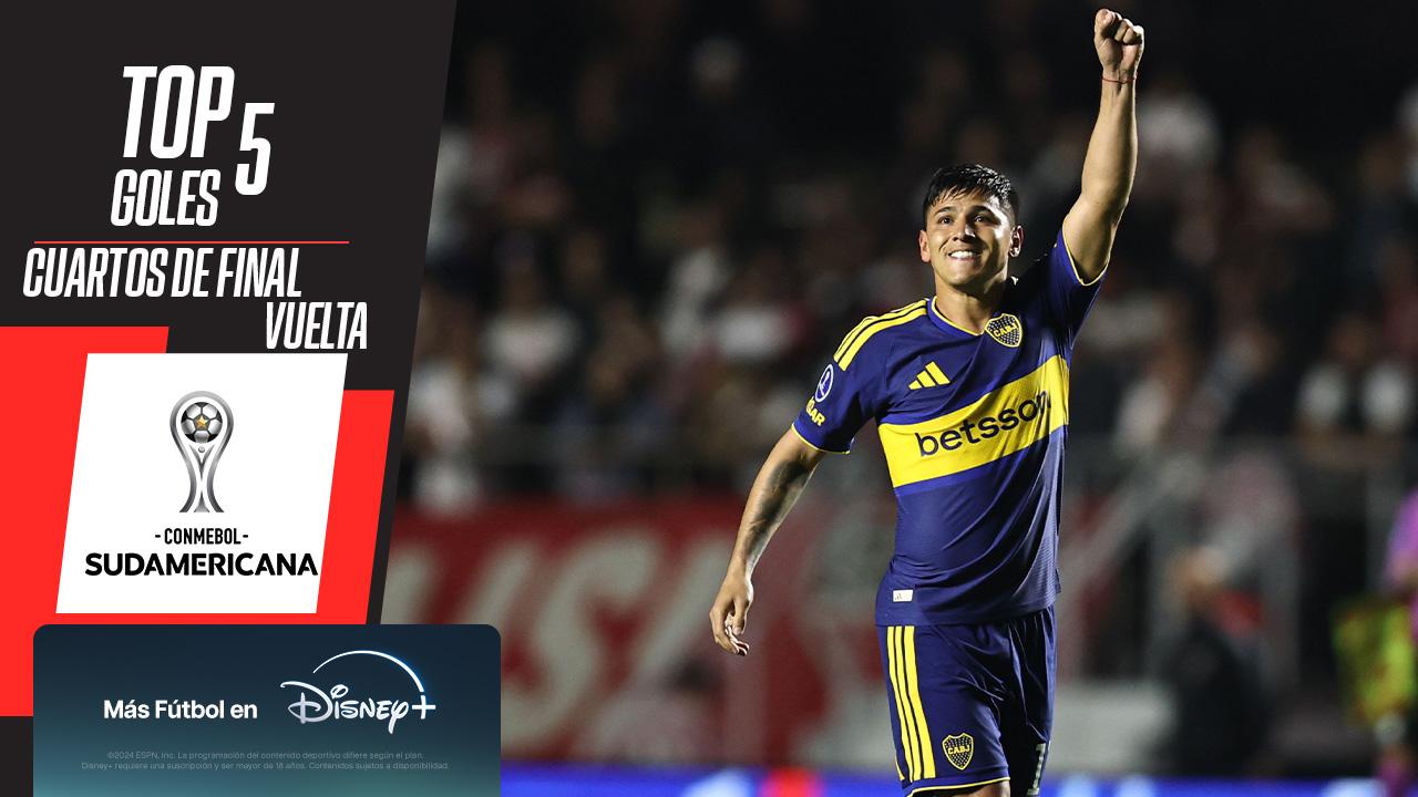 ¡Lozano se adueñó del top 5 de goles en la vuelta de los cuartos de la Sudamericana!