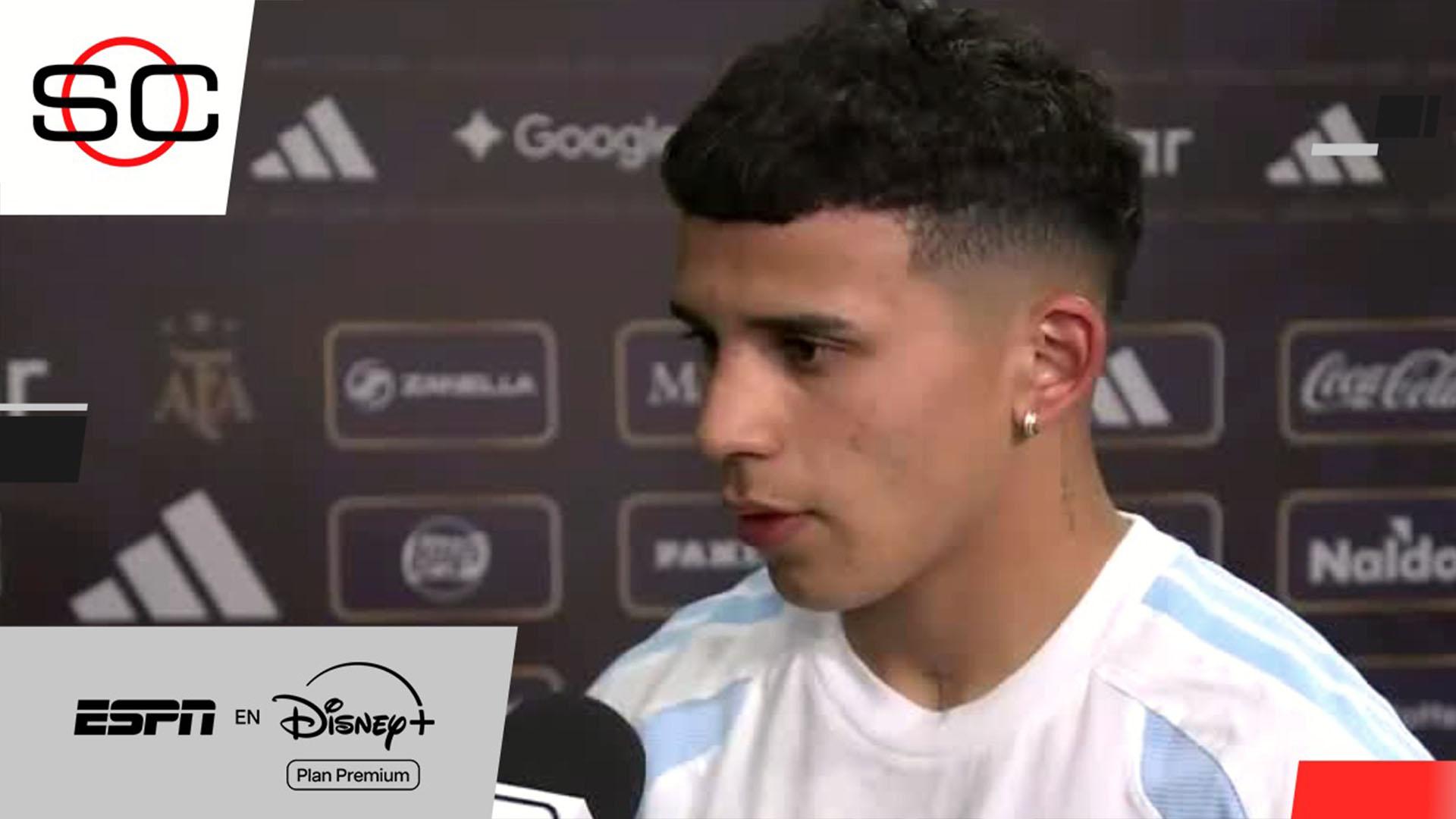 Flores sobre su debut en la Selección Argentina: "Es algo soñado"