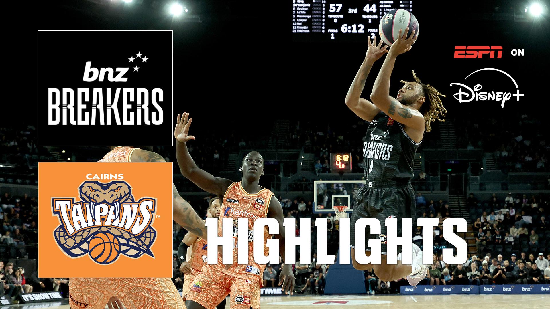 Breakers get Ignite Cup defence off to perfect start