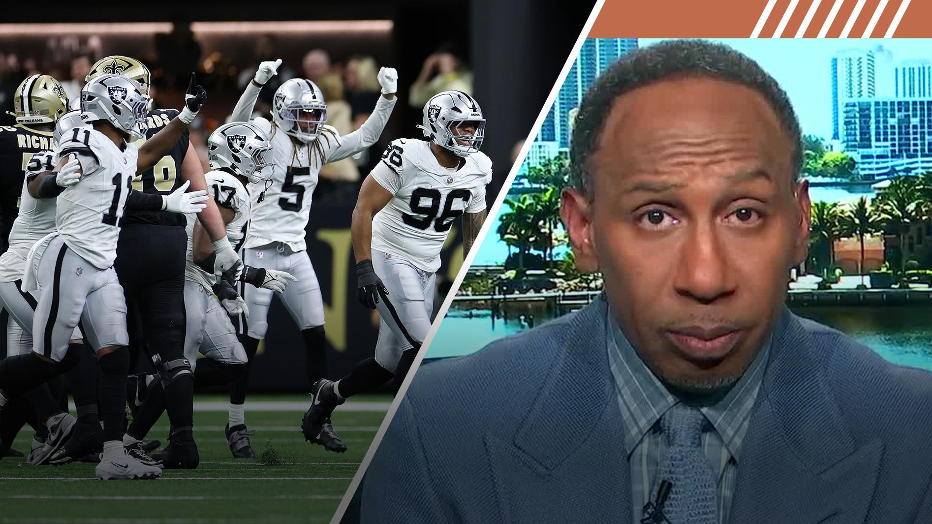 Why Stephen A. is skeptical of 3-0 Raiders ahead of Chiefs matchup
