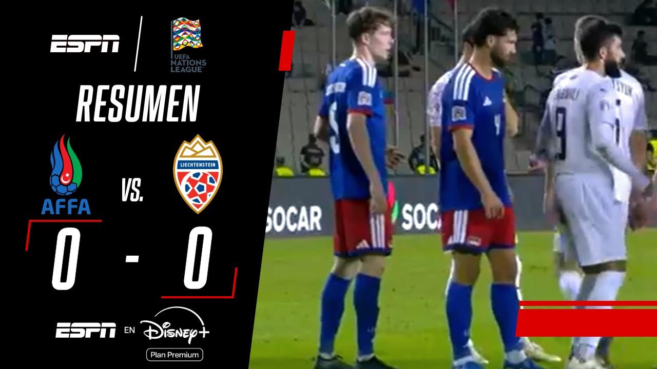 Azerbaiyán y Liechtenstein repartieron puntos en la UEFA Nations League