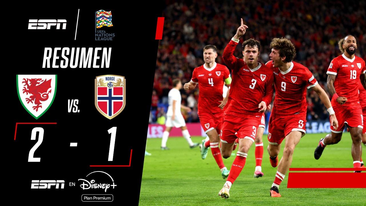 Gales lo dio vuelta y venció a Noruega en la UEFA Nations League