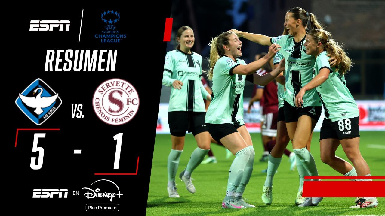 ¡Goleada de Koge en la Champions Femenina!