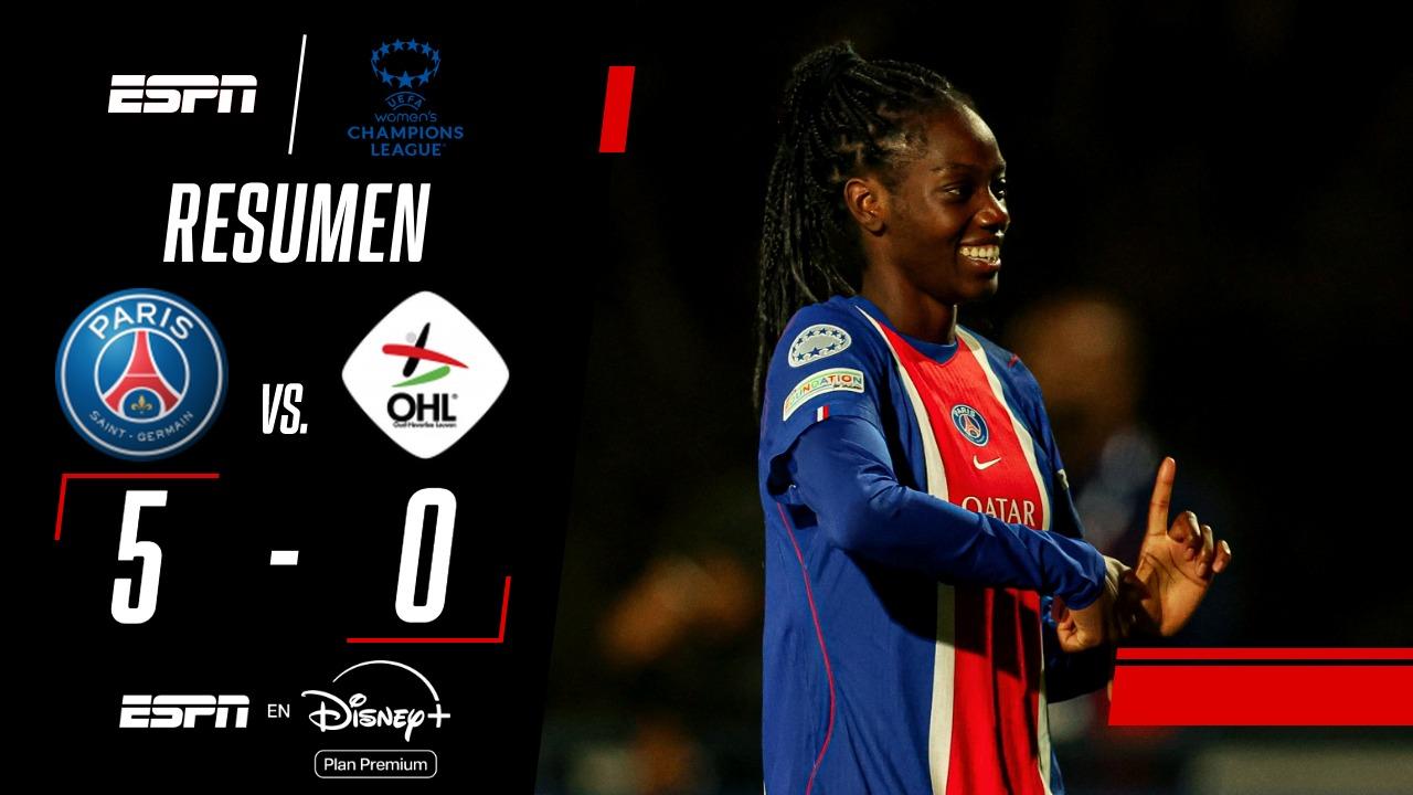 PSG goleó al OH Leuven por la Women's Champions League