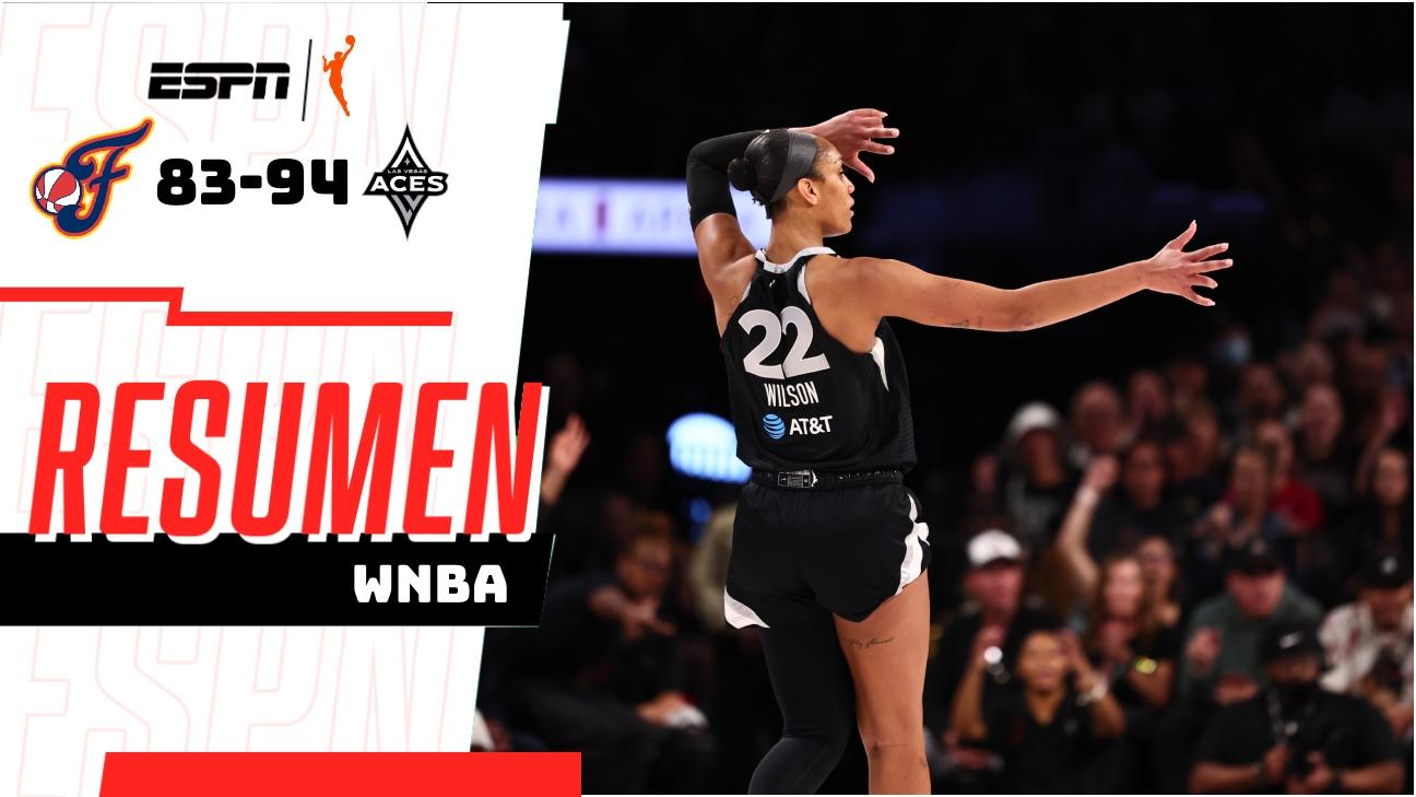A'ja Wilson brilla con 36 puntos y Aces eliminan a Fever en el Juego 3