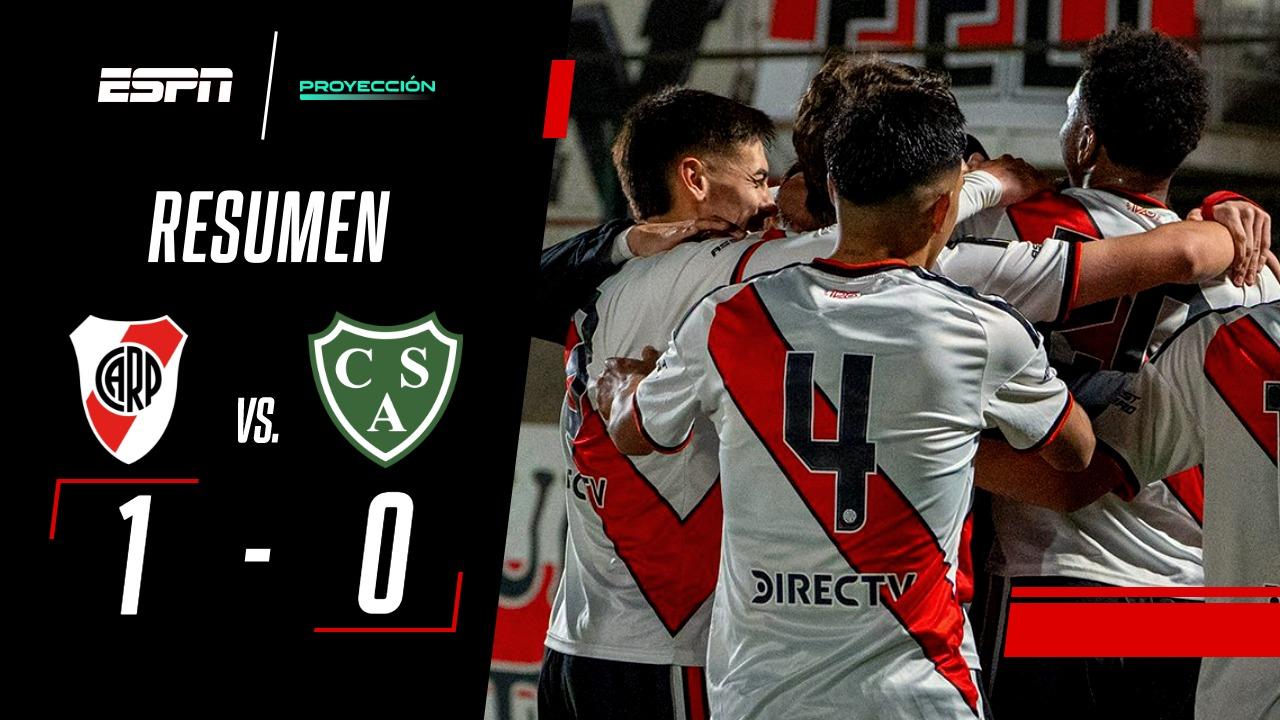 ¡Triunfo y liderazgo! River se impuso por la mínima ante Sarmiento