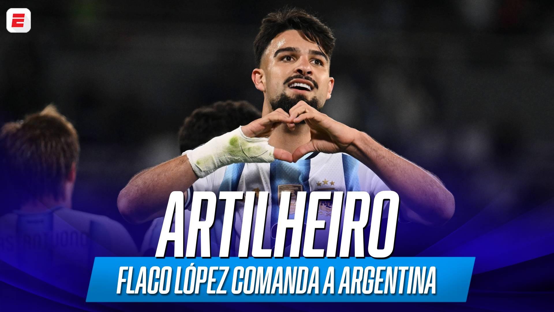 Flaco López ganha espaço na 'nova Argentina' de Scaloni; VEJA os gols do atacante