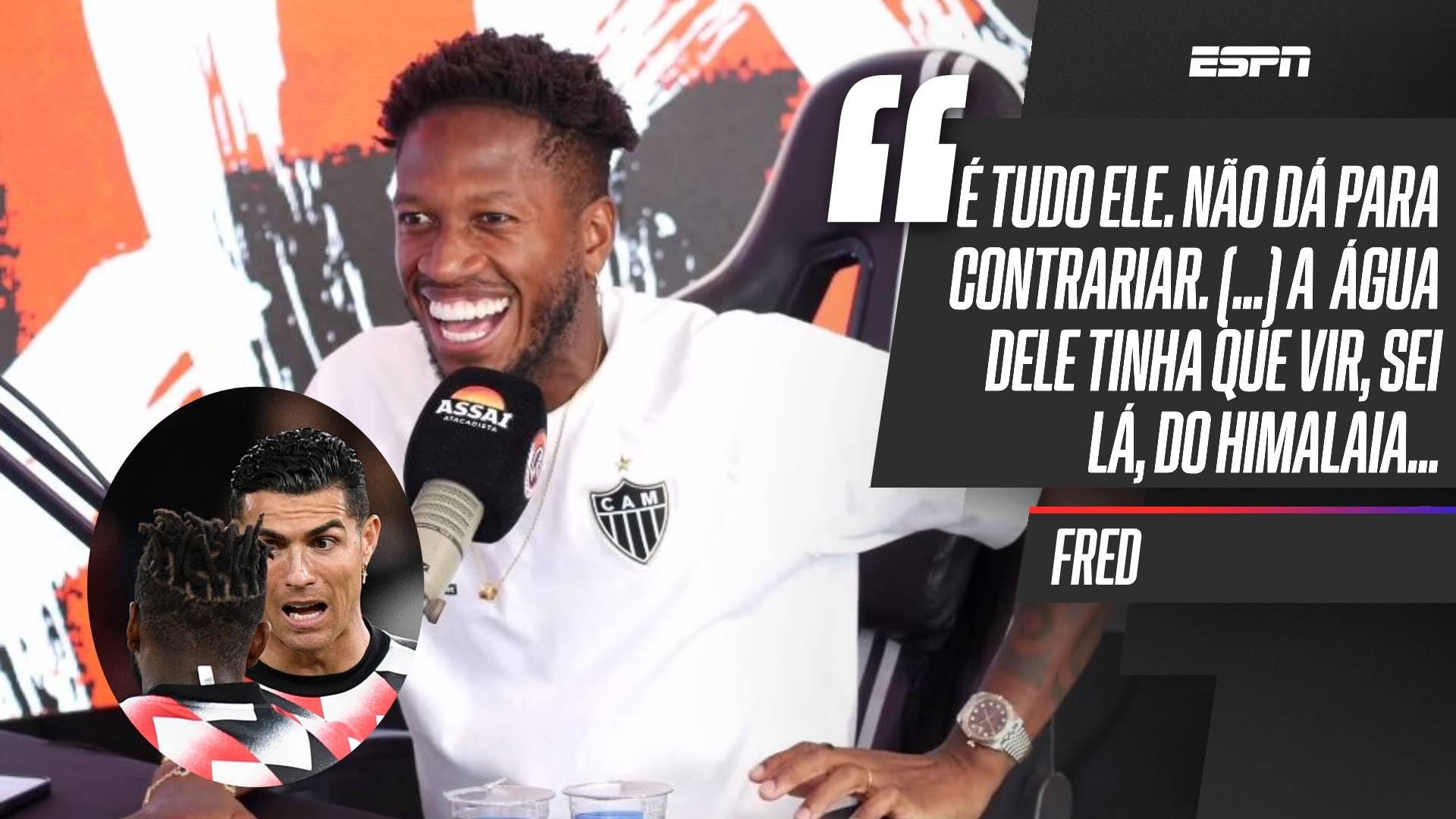 Fred é sincero sobre convivência com Cristiano Ronaldo no United e personalidade do astro: 'É tudo ele, não dá para contrariar...'